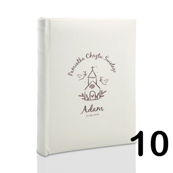 Album na chrzest, wsuwany, 100 zdjęć 15x21, personalizowany, 5 wzorów